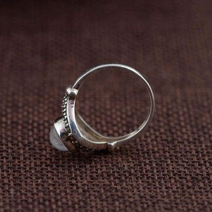 Enchanting Moonstone Sterling Silver Ring