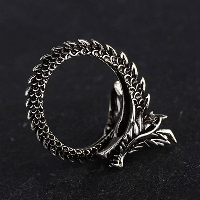 Fierce Dragon Wrap Ring