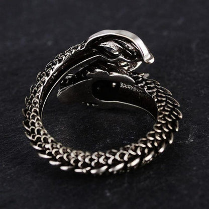 Fierce Dragon Wrap Ring