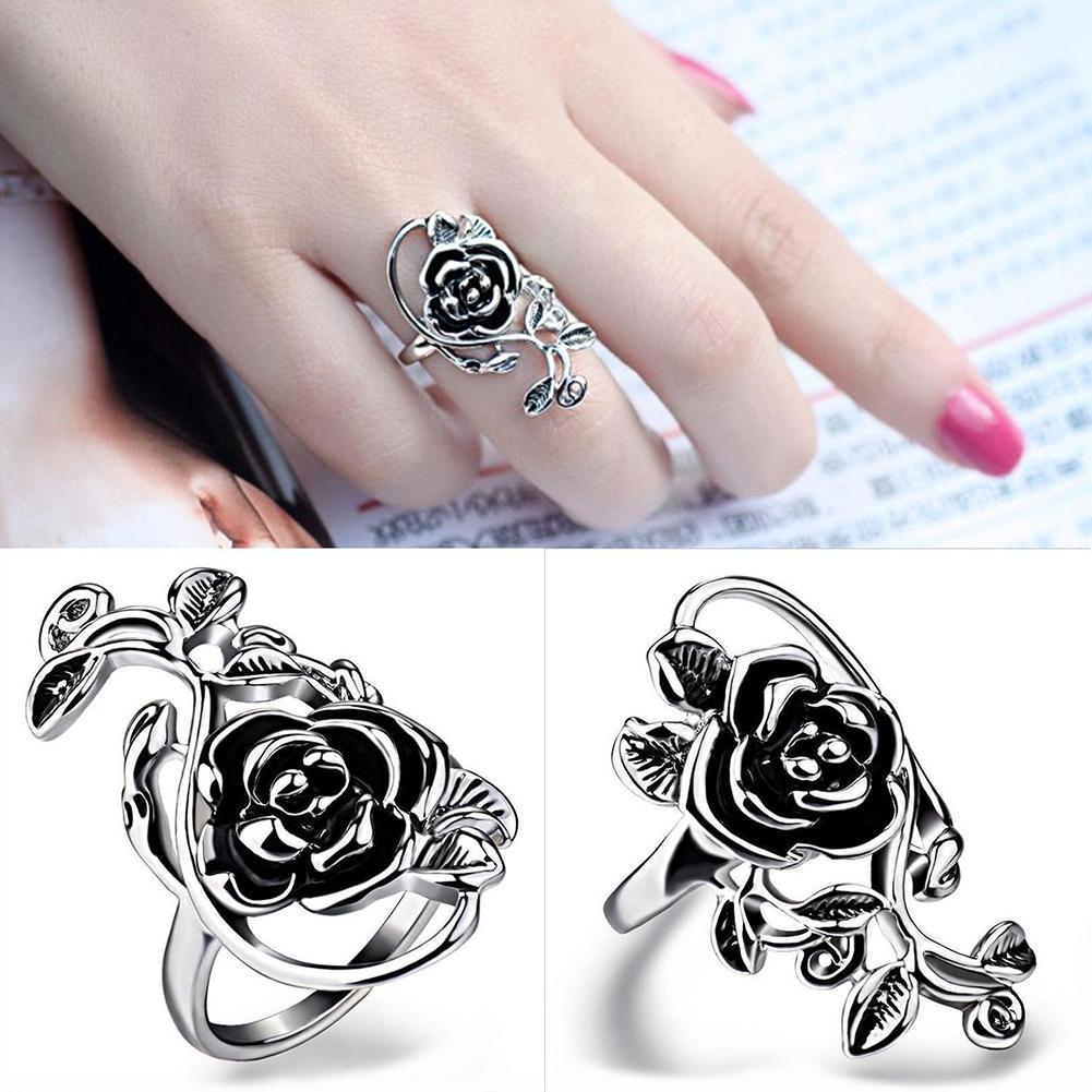 Gothic Style Rose Ring