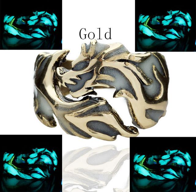 Magical Glow in the Dark Dragon Ring