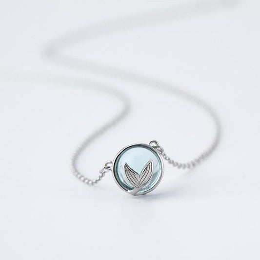 Mermaid Tail Moonstone Necklace