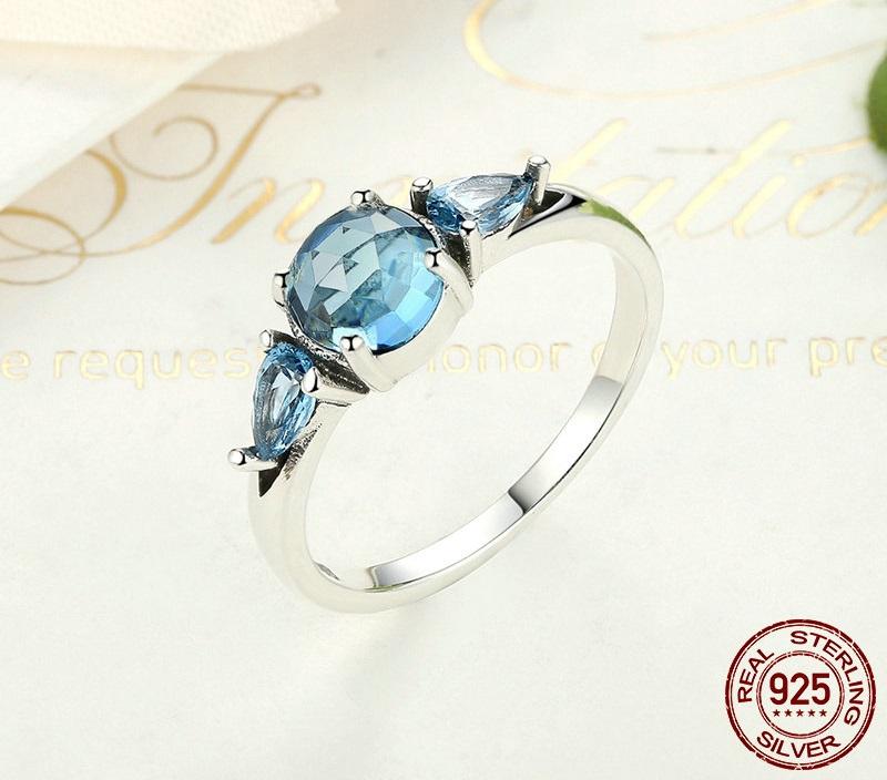 Moonlight Frost Sterling Silver Ring
