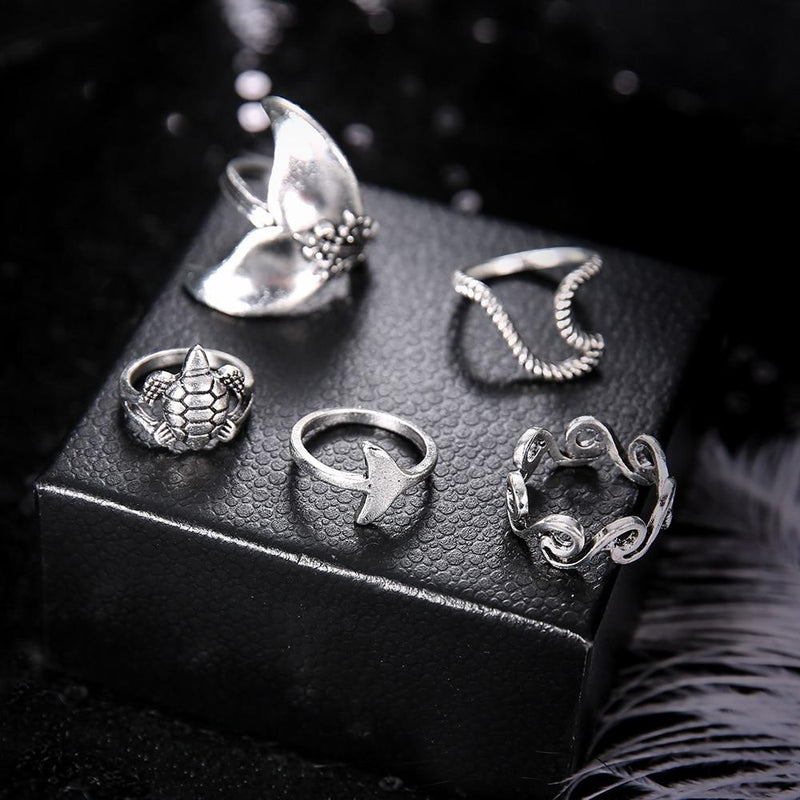 Ocean Spirit Ring Set