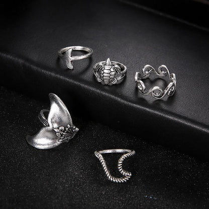 Ocean Spirit Ring Set