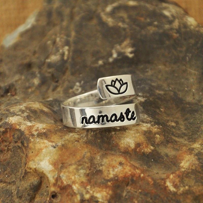 Personalized Yoga Wrap Ring