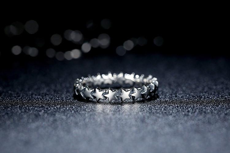 Stars Silver Ring