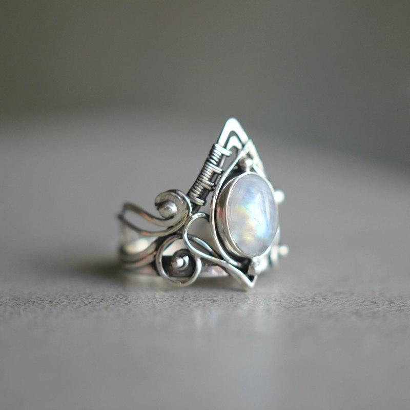 The Moonstone Enchantress Ring