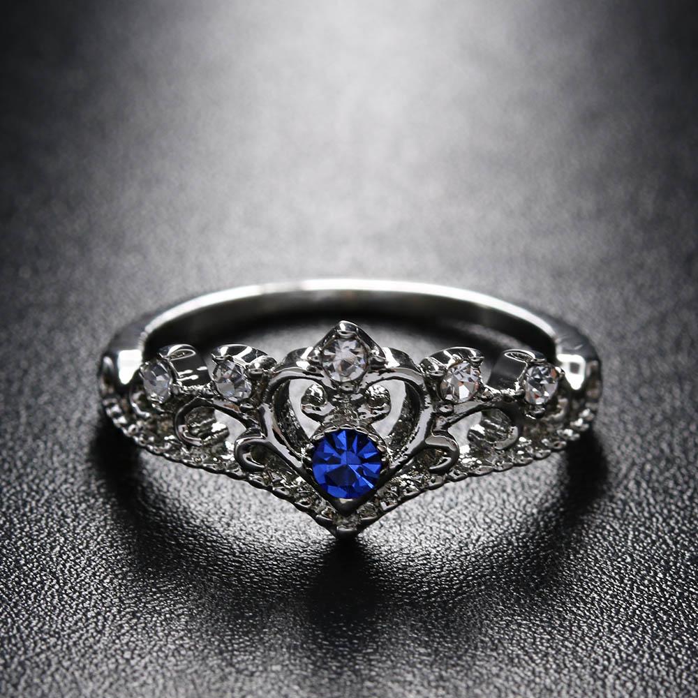 The Princess Heart Crown Ring