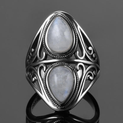 Victorian Goddess Moonstone Ring