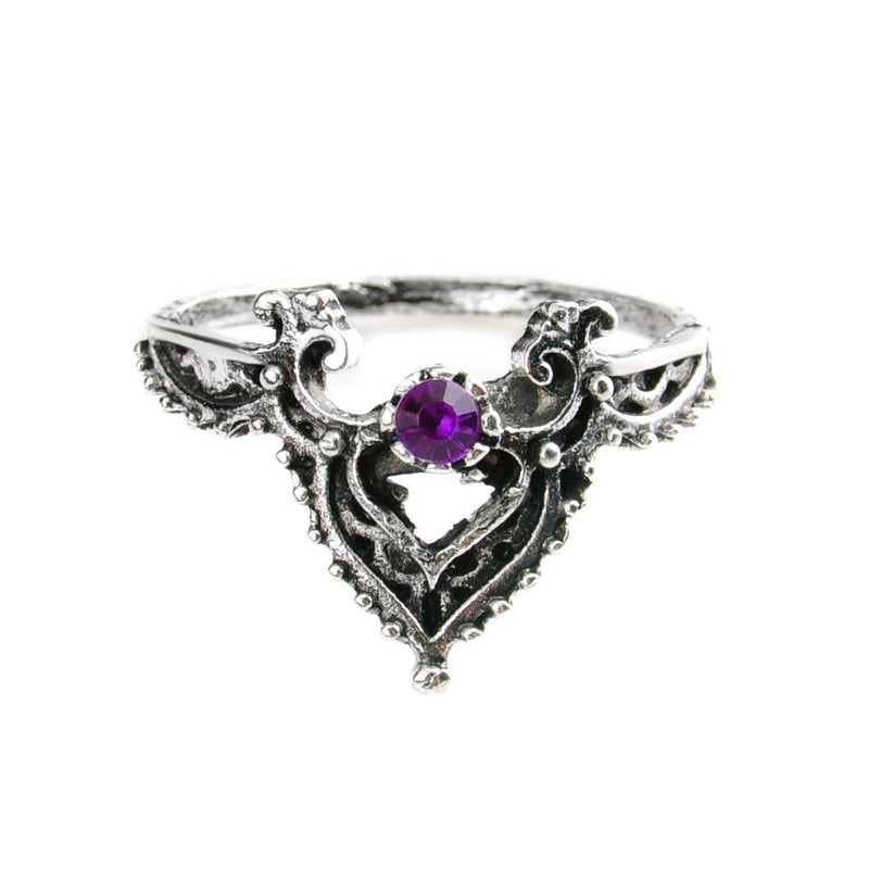 Purple Goddess Ring Set