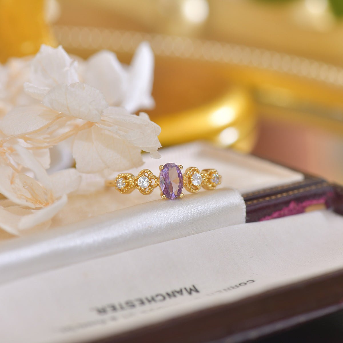 Rococo Amethyst Ring
