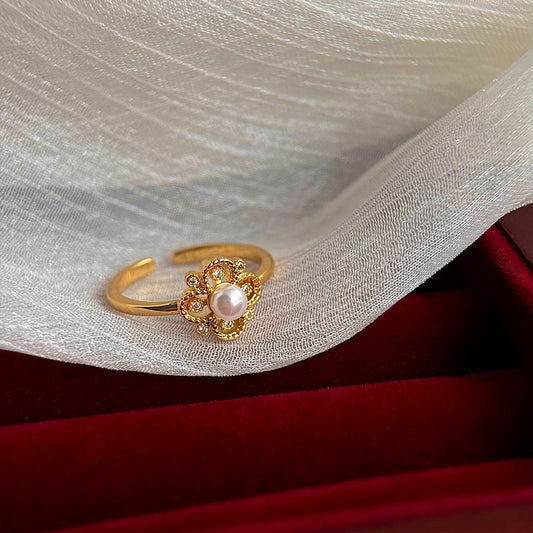 Rococo Pearl Ring