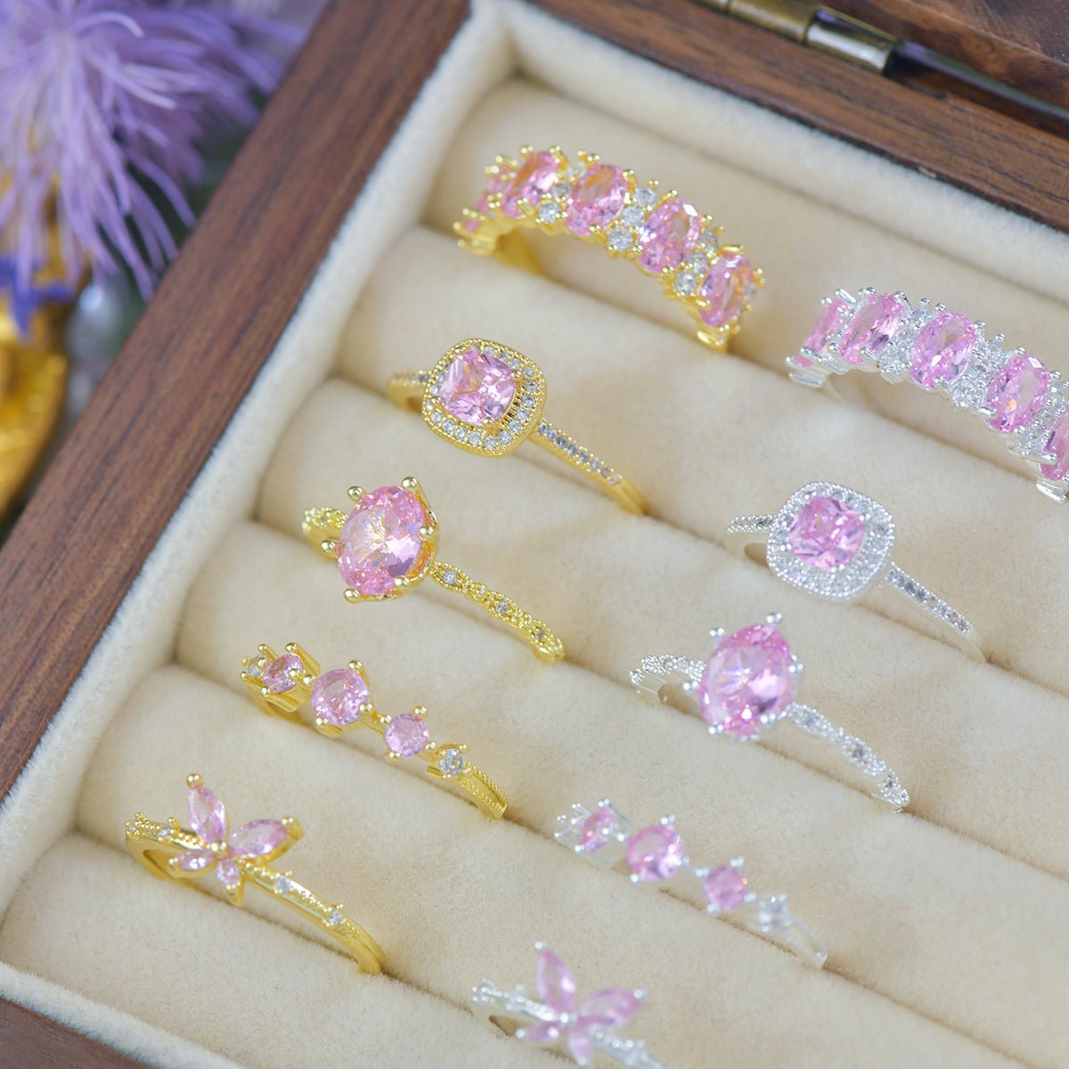 Imperial Rosaline Ring in Gold