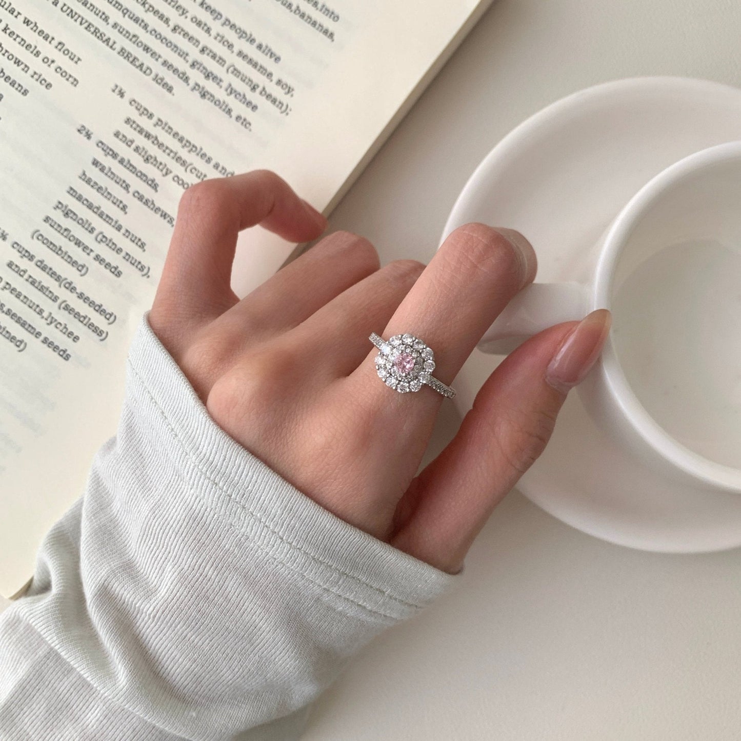 Rosaline Halo Ring