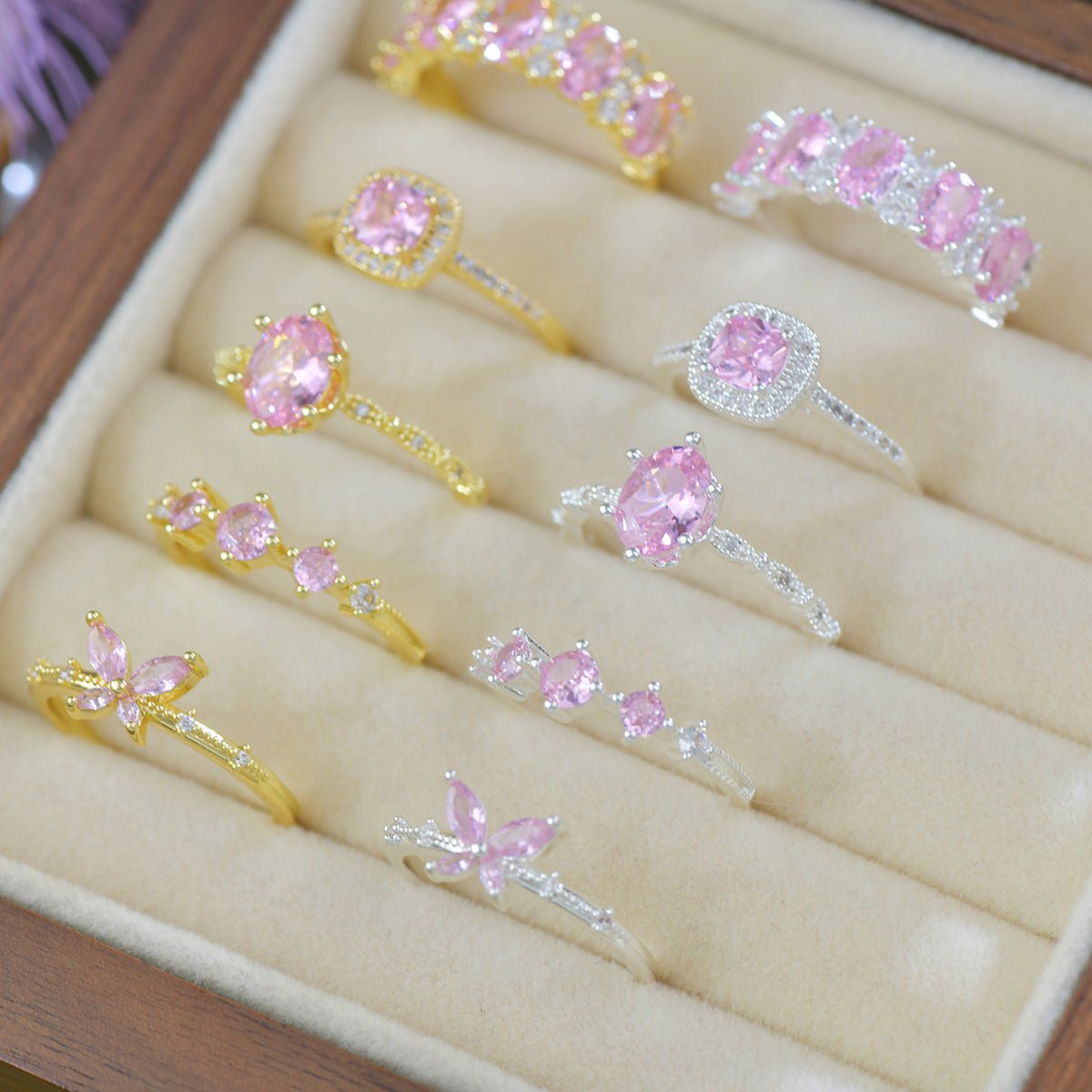 Rosaline Trilogy Ring in Silver