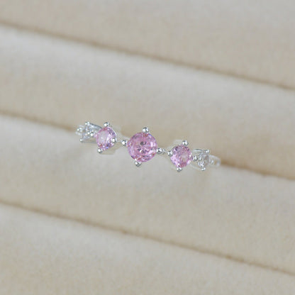 Rosaline Trilogy Ring in Silver