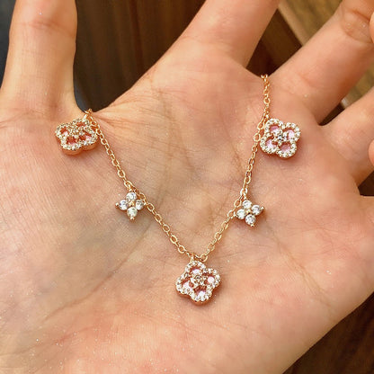Rose Blossom Charm Bracelet