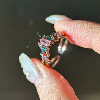 [] Hazel Tiara Ring in Rose Gold