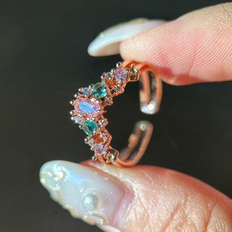 [] Hazel Tiara Ring in Rose Gold