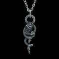 Rose Snake Pendant
