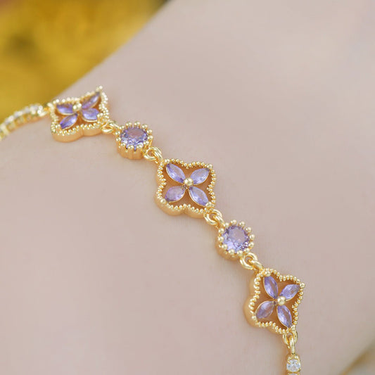 Rosisela Bracelet in Purple