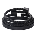 Royal Stainless Steel Bangle 3pcs/set / Roman Heavy Metal Bracelets Dark Punk