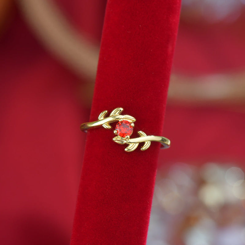 Ruby Bypass Ring