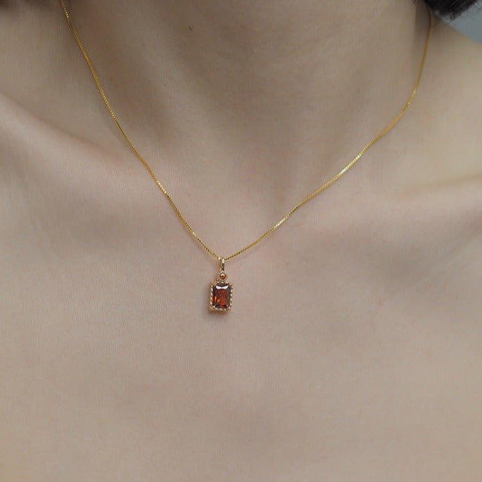 Desiree Garnet Necklace