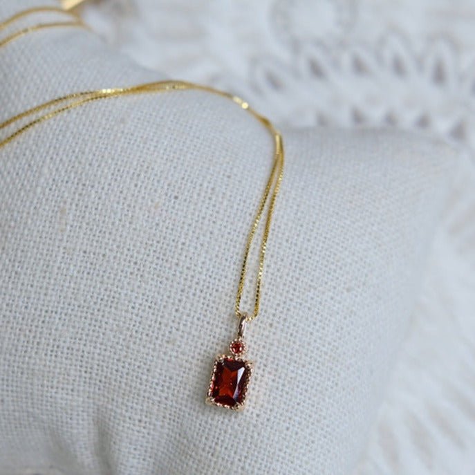 Desiree Garnet Necklace