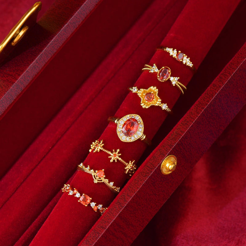 Ruby Poetry Ring