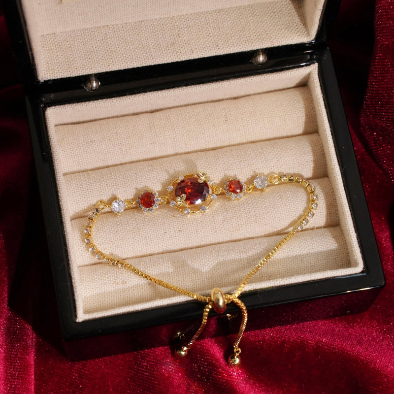Scarlet Butterfly Bracelet