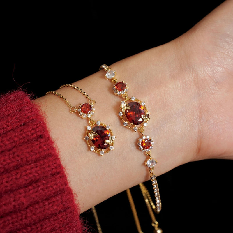 Scarlet Butterfly Bracelet
