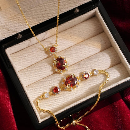 Scarlet Butterfly Necklace