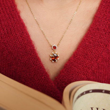 Scarlet Butterfly Necklace