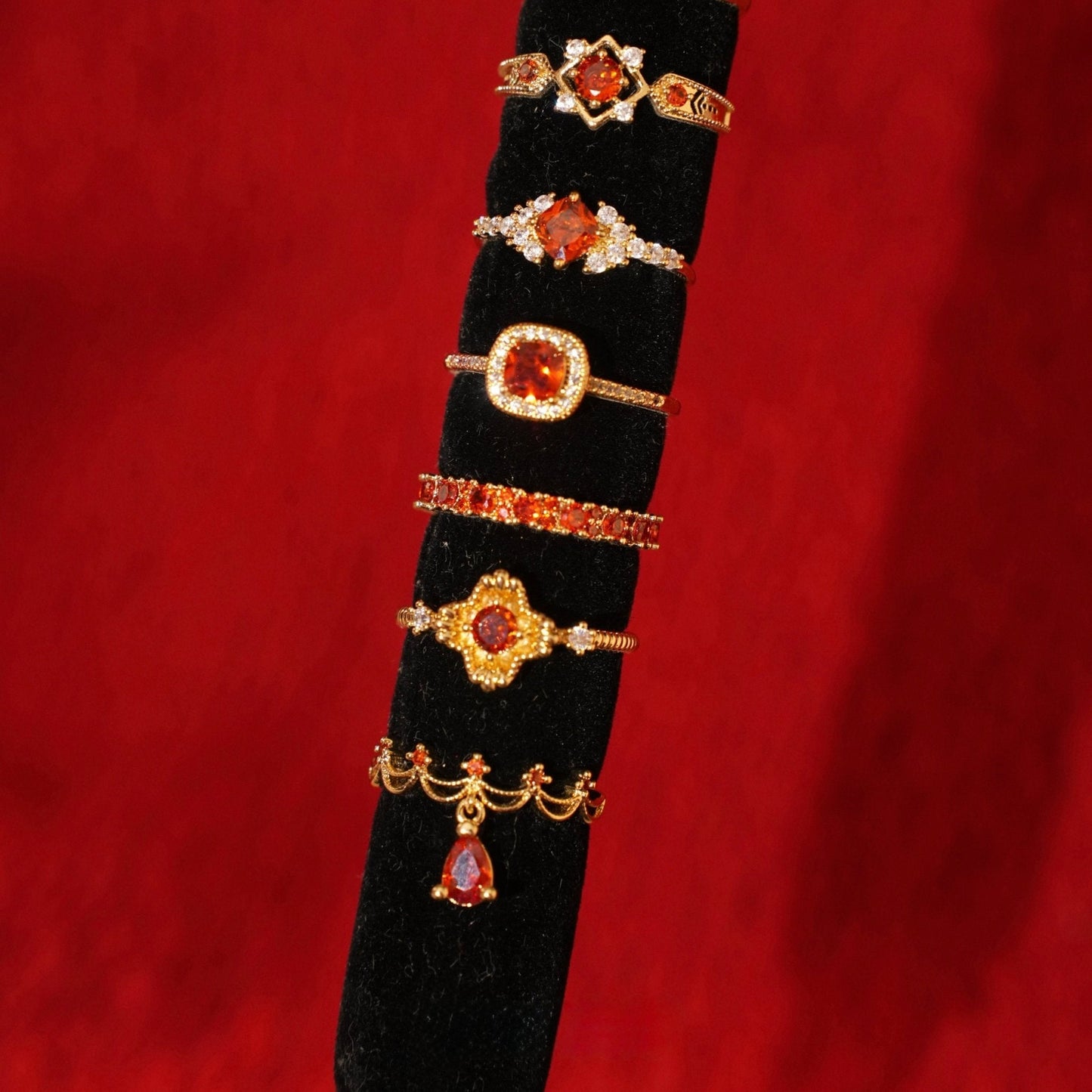 Scarlet Coronette Ring