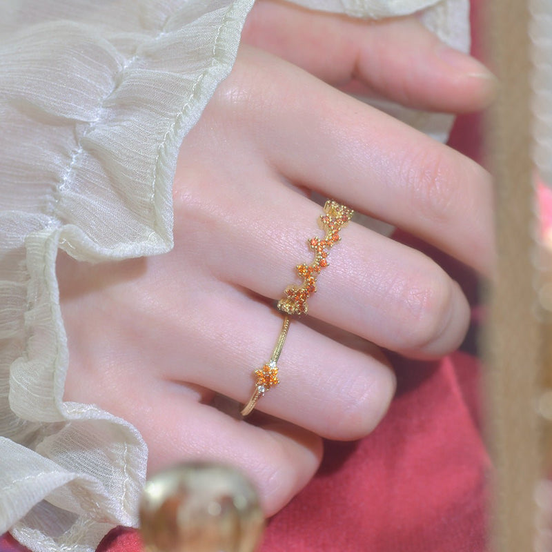 Scarlet Festoon Ring