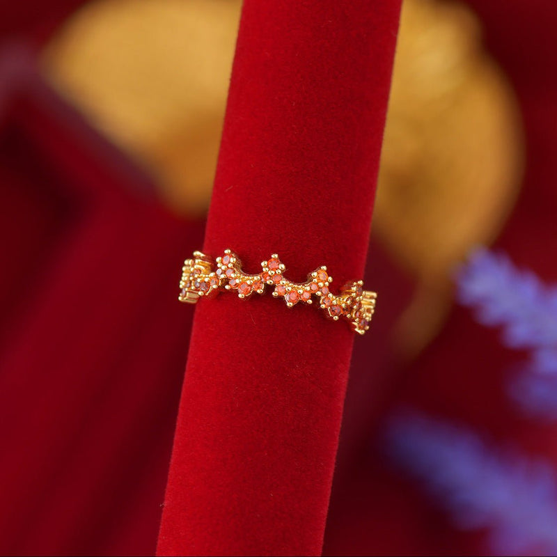 Scarlet Festoon Ring