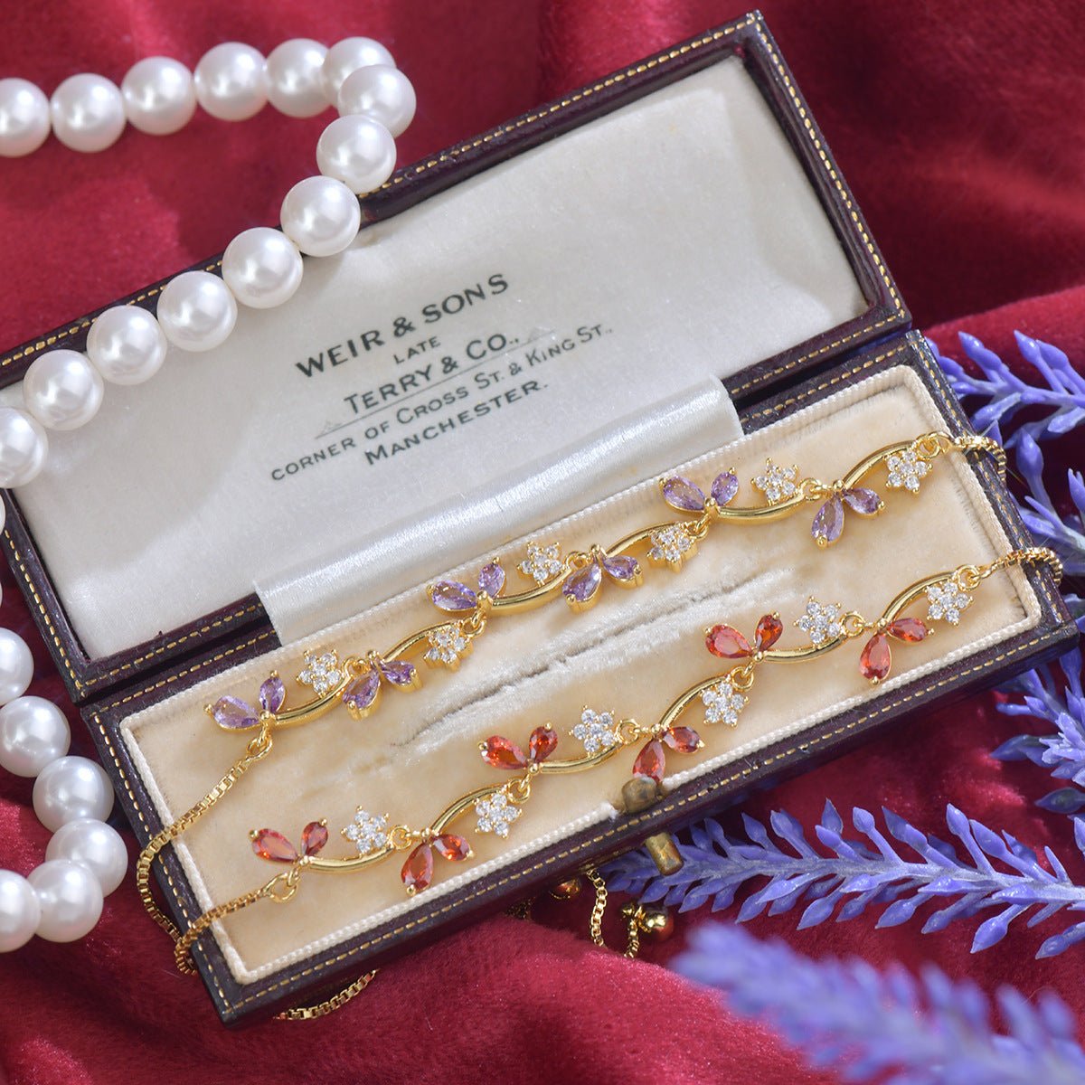 Scarlet Ivy Bracelet