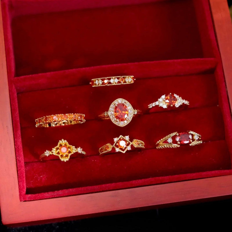 Scarlet Solenne Ring