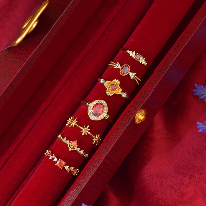 Scarlet Solenne Ring