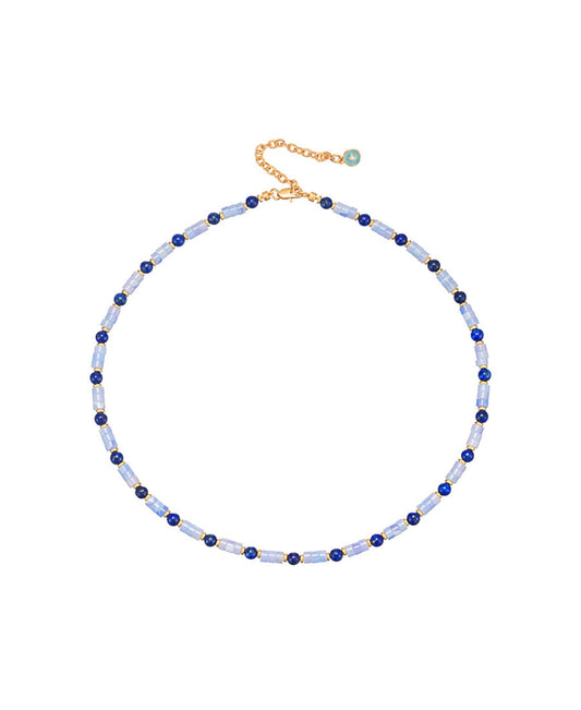 Lapis Lazuli Beaded Necklace Set
