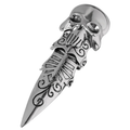 Silver Gothic Ring Claw of Zinc Alloy / Punk Ring With Skull