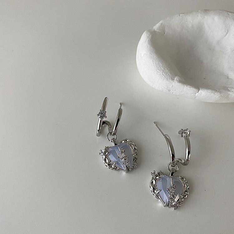 [sample ] Silver Heart Collection (earrings/ring)