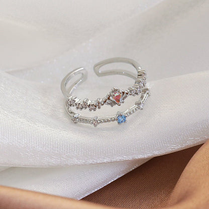 [] Valentina Silver Tiara Ring