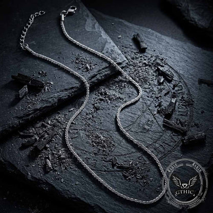 Simple Shimmering Stainless Steel Clavicle Necklace
