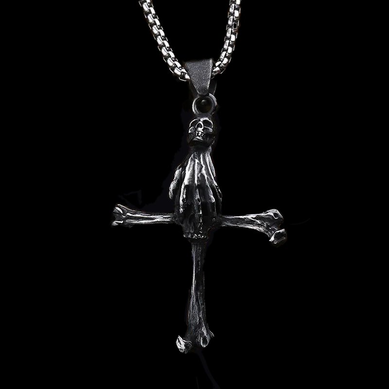 Skull Crossbone of Death Pendant