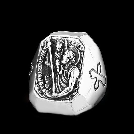 St. Christopher Cross Ring