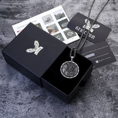 St. Michael Archangel Stainless Steel Pendant