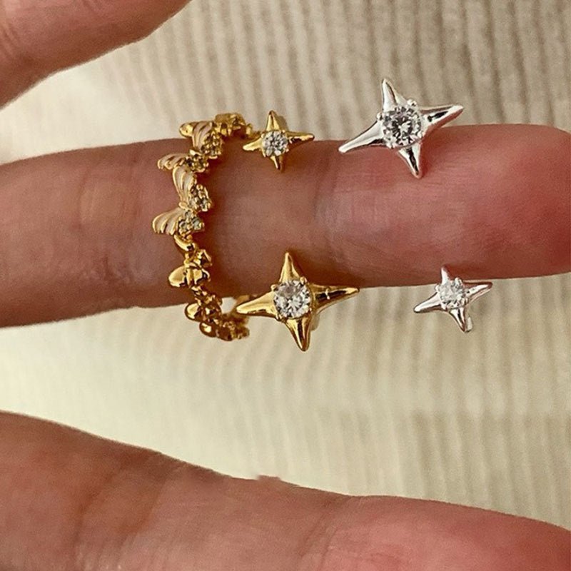 Starlit Wish Ring in Silver